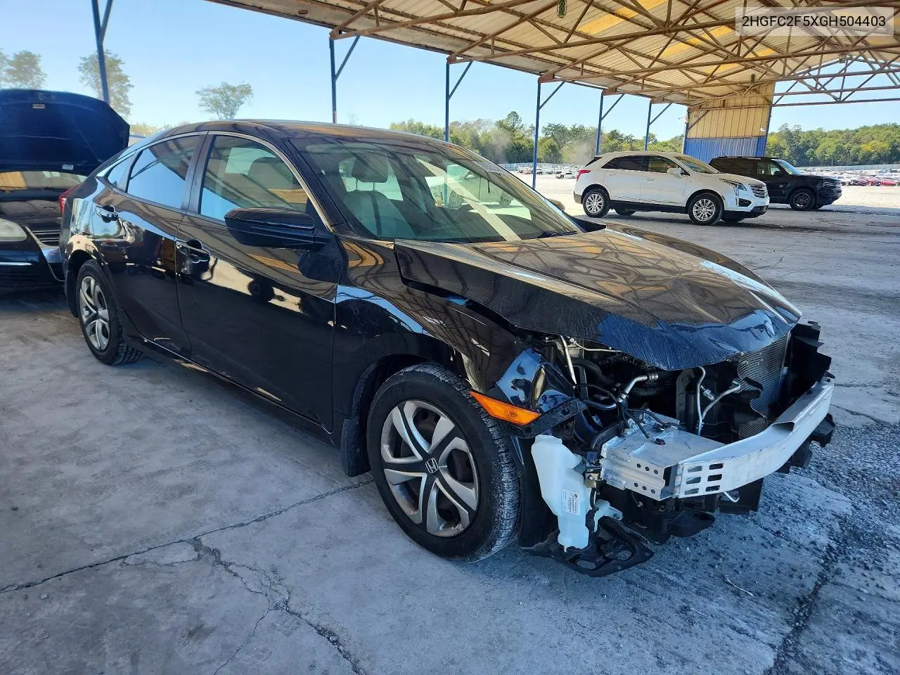 2016 HONDA CIVIC VIN 2HGFC2F5XGH504403 — фото 4