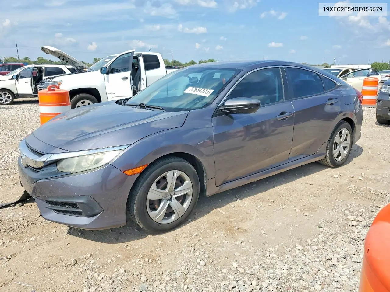 HONDA CIVIC 2016, VIN 19XFC2F54GE055679