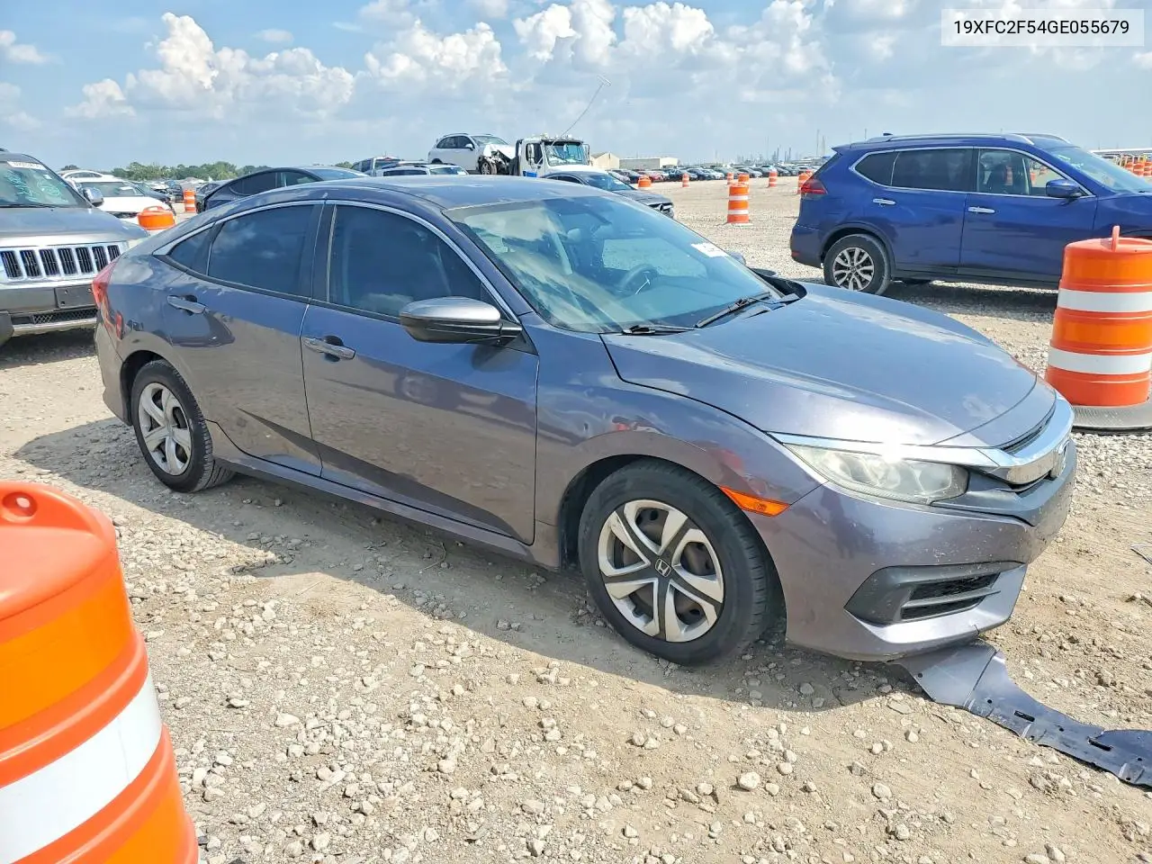 2016 HONDA CIVIC VIN 19XFC2F54GE055679 — фото 4
