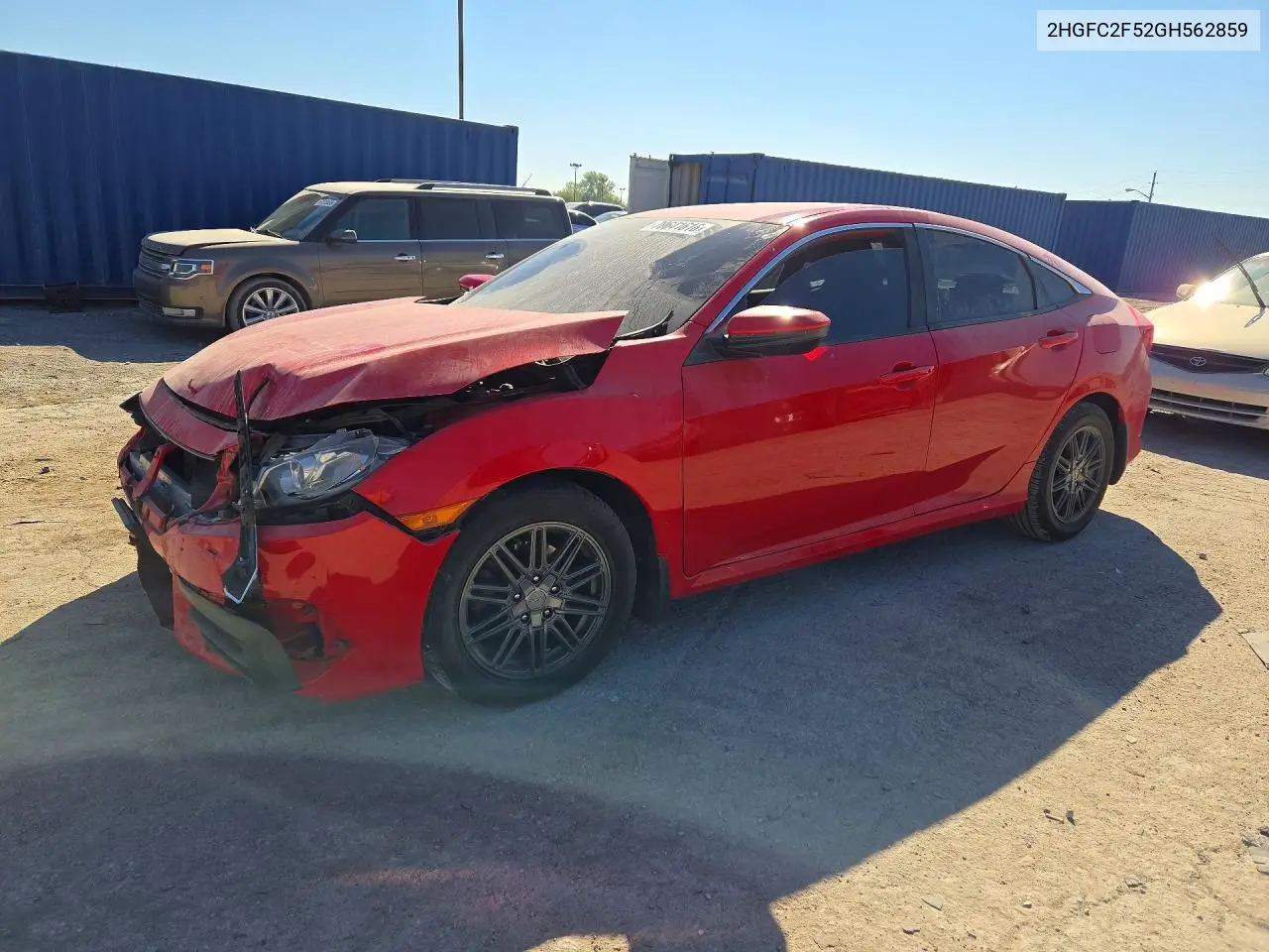 HONDA CIVIC 2016, VIN 2HGFC2F52GH562859