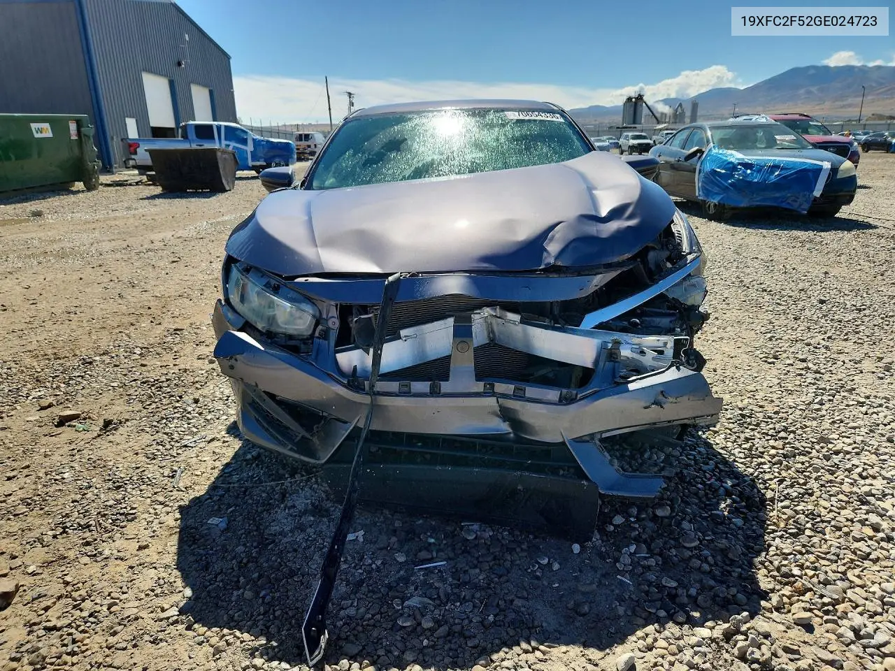 2016 HONDA CIVIC VIN 19XFC2F52GE024723 — фото 5