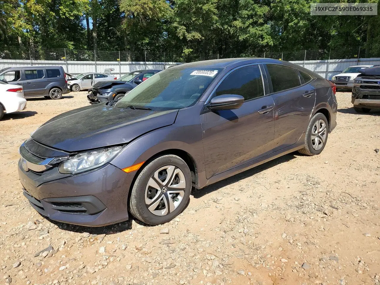 HONDA CIVIC 2016, VIN 19XFC2F59GE069335