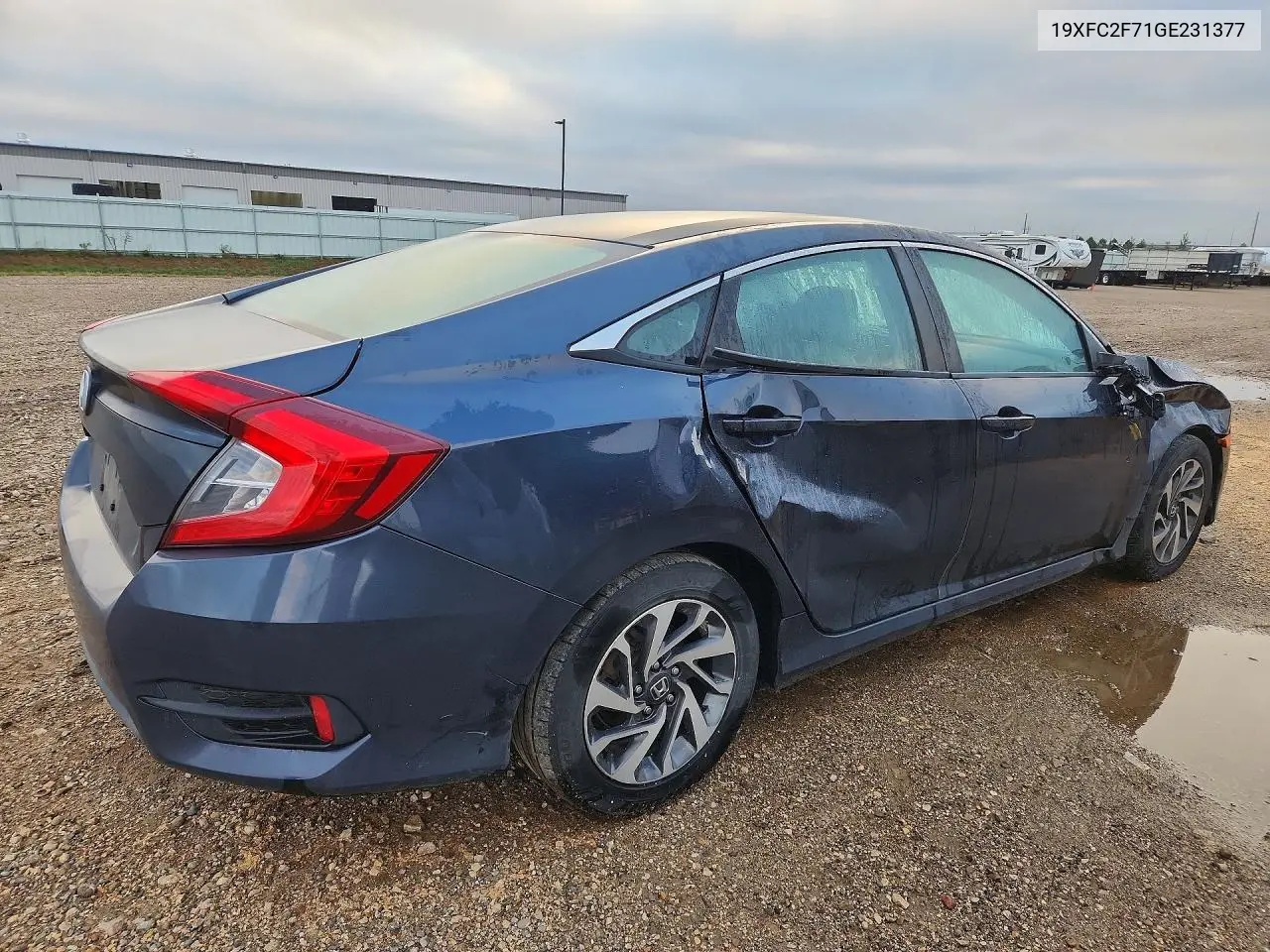 2016 HONDA CIVIC VIN 19XFC2F71GE231377 — фото 3