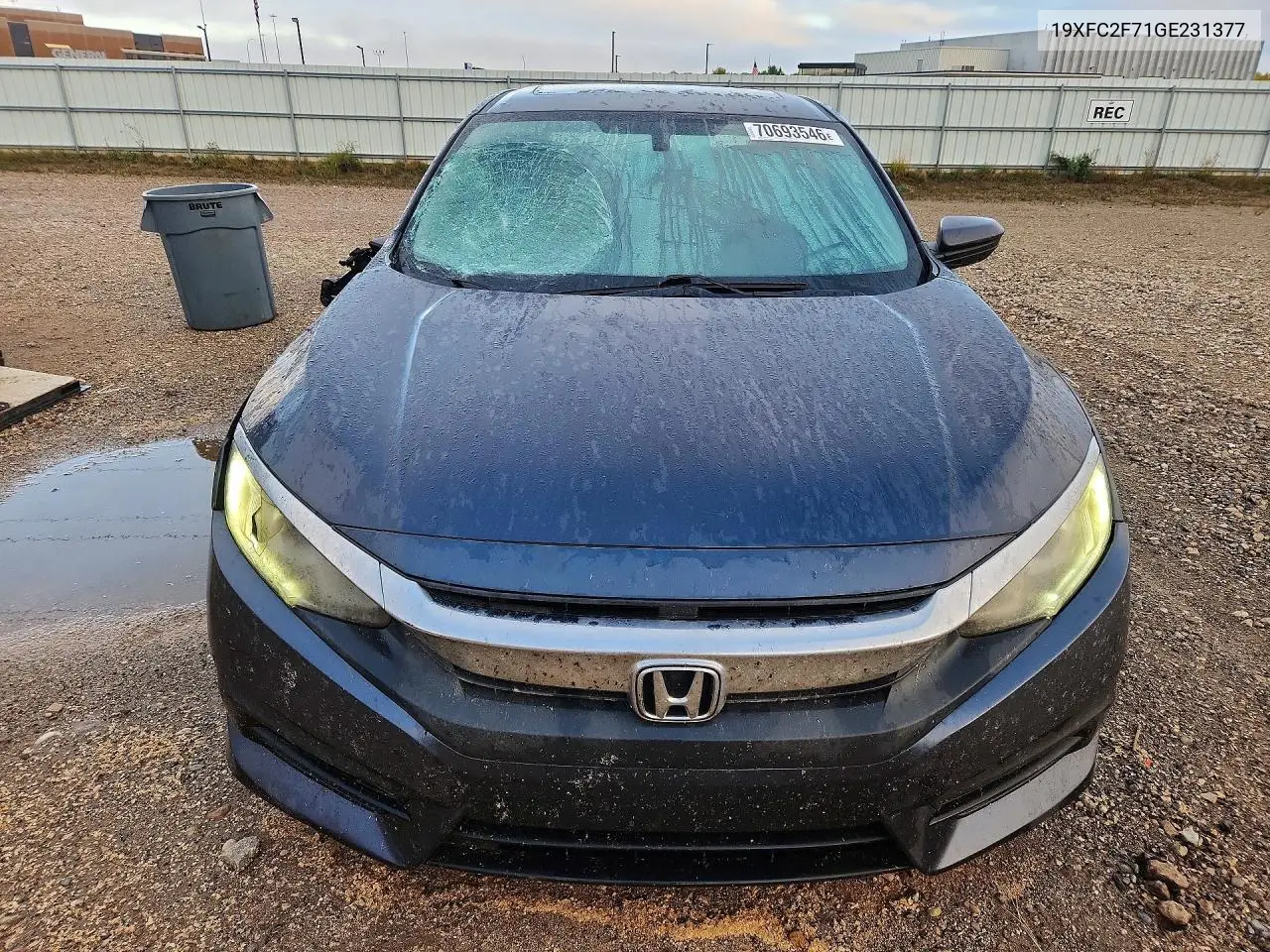 2016 HONDA CIVIC VIN 19XFC2F71GE231377 — фото 5
