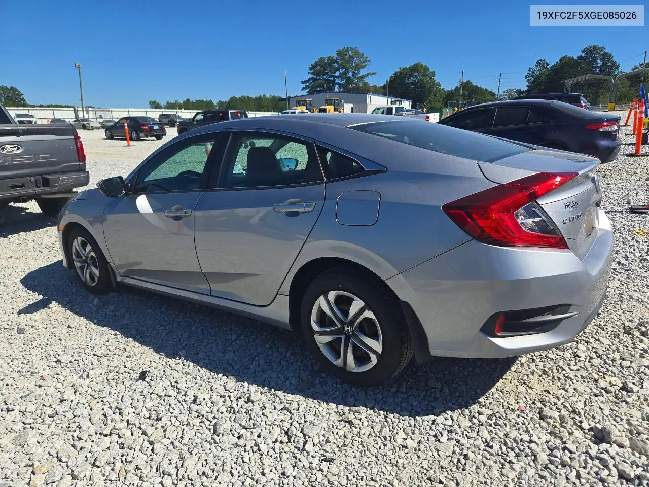 2016 HONDA CIVIC VIN 19XFC2F5XGE085026 — фото 2