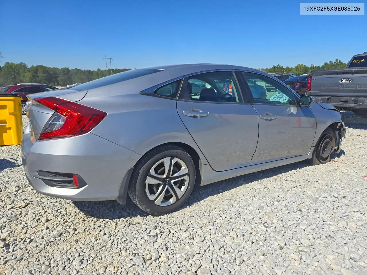 2016 HONDA CIVIC VIN 19XFC2F5XGE085026 — фото 3