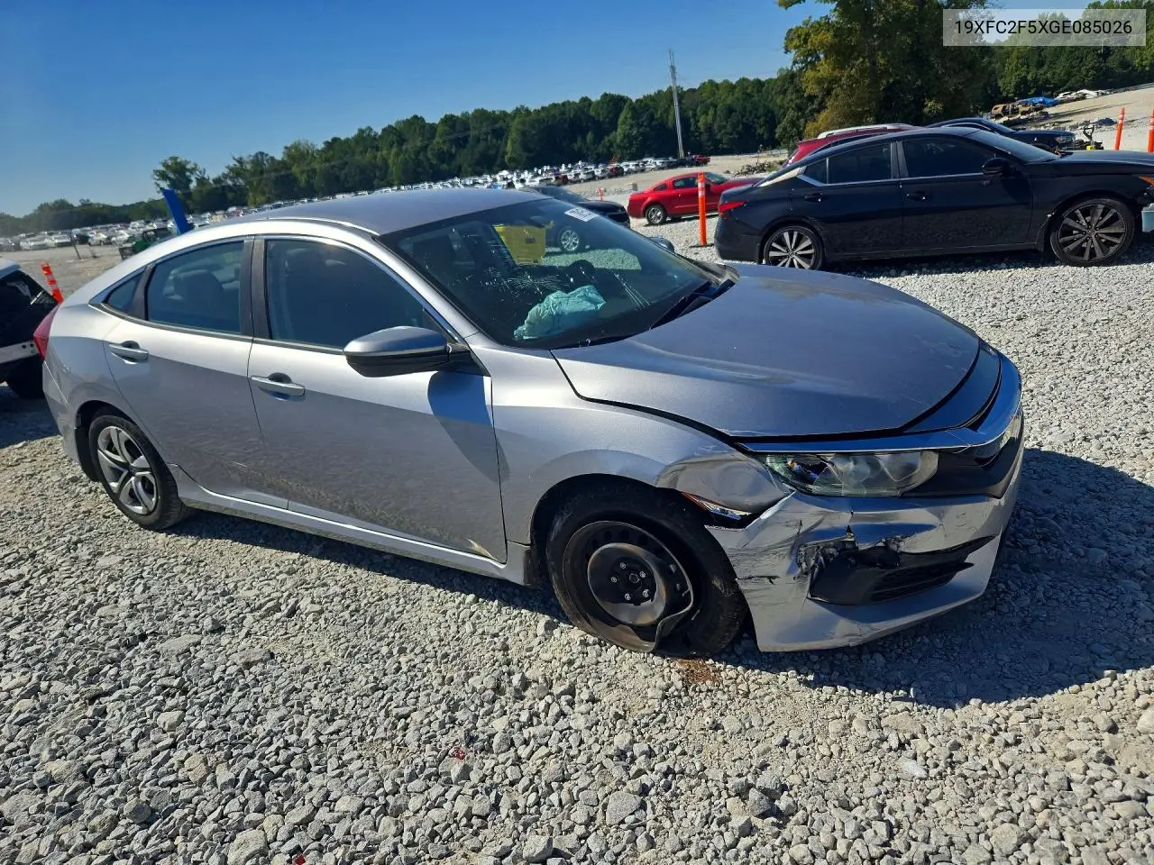 2016 HONDA CIVIC VIN 19XFC2F5XGE085026 — фото 4