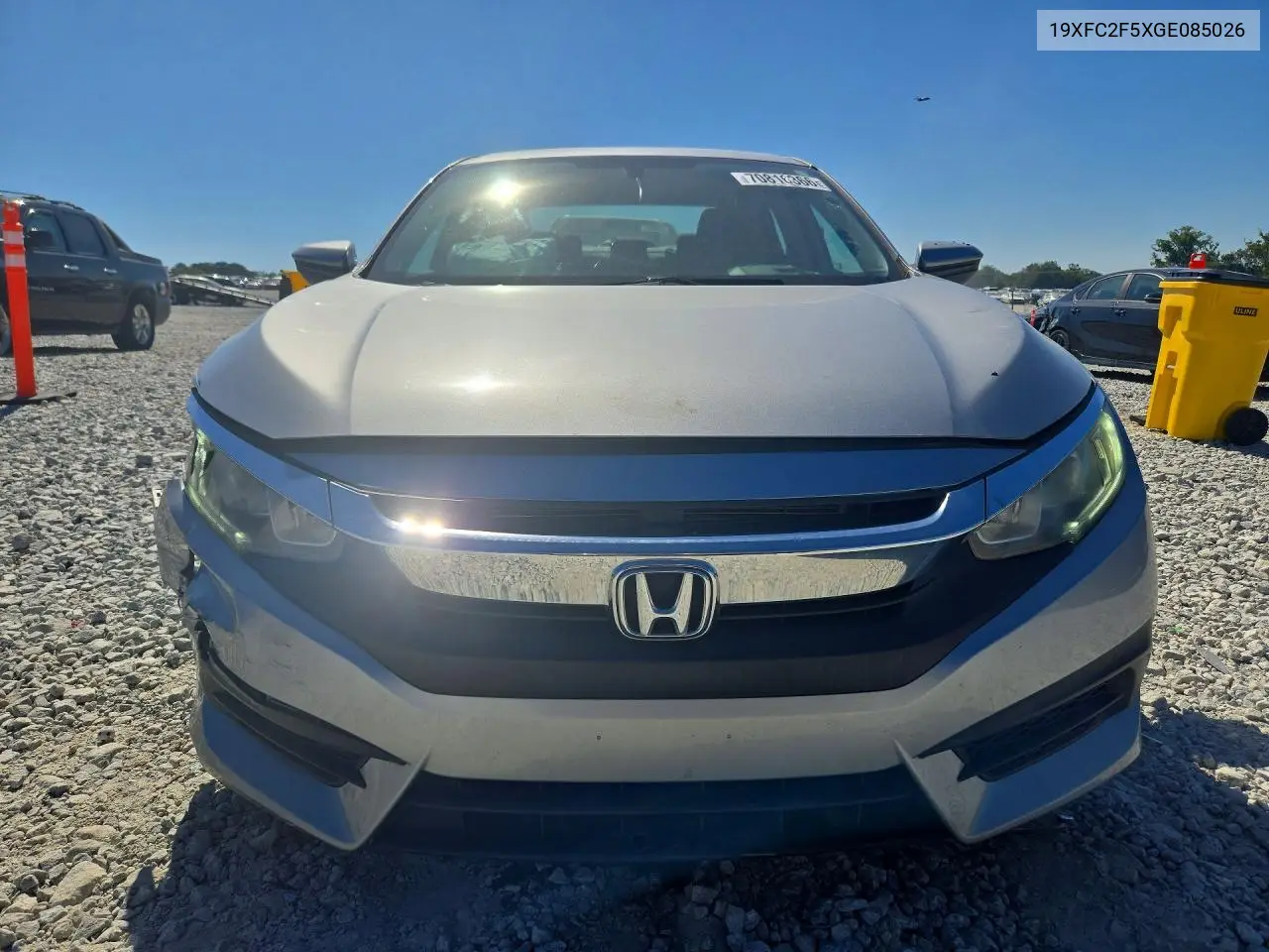 2016 HONDA CIVIC VIN 19XFC2F5XGE085026 — фото 5