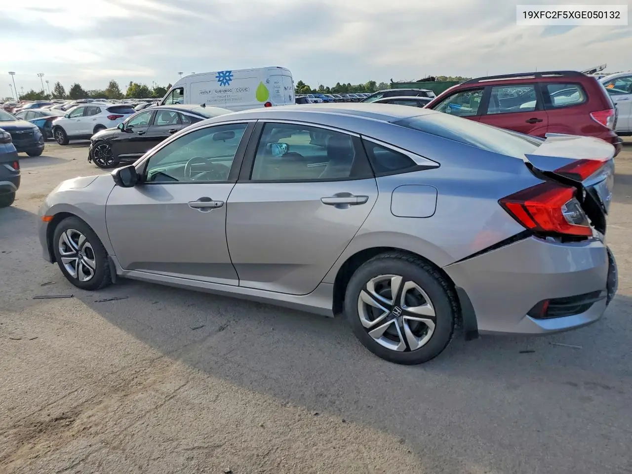 2016 HONDA CIVIC VIN 19XFC2F5XGE050132 — фото 2