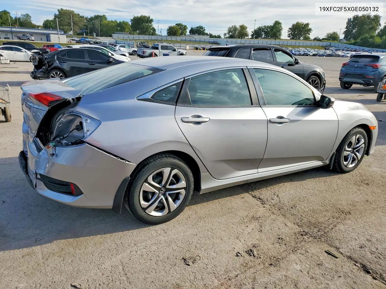 2016 HONDA CIVIC VIN 19XFC2F5XGE050132 — фото 3