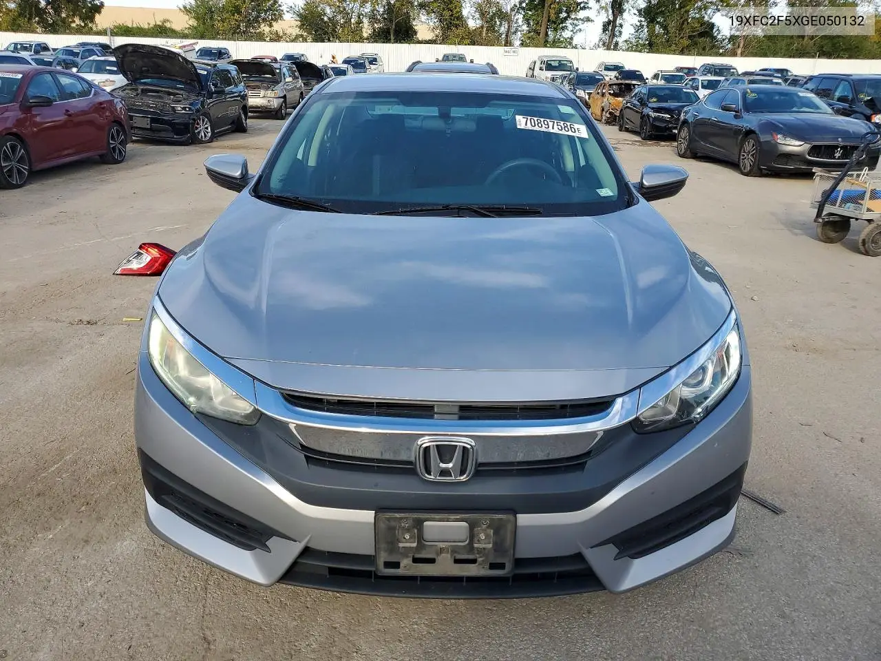 2016 HONDA CIVIC VIN 19XFC2F5XGE050132 — фото 5