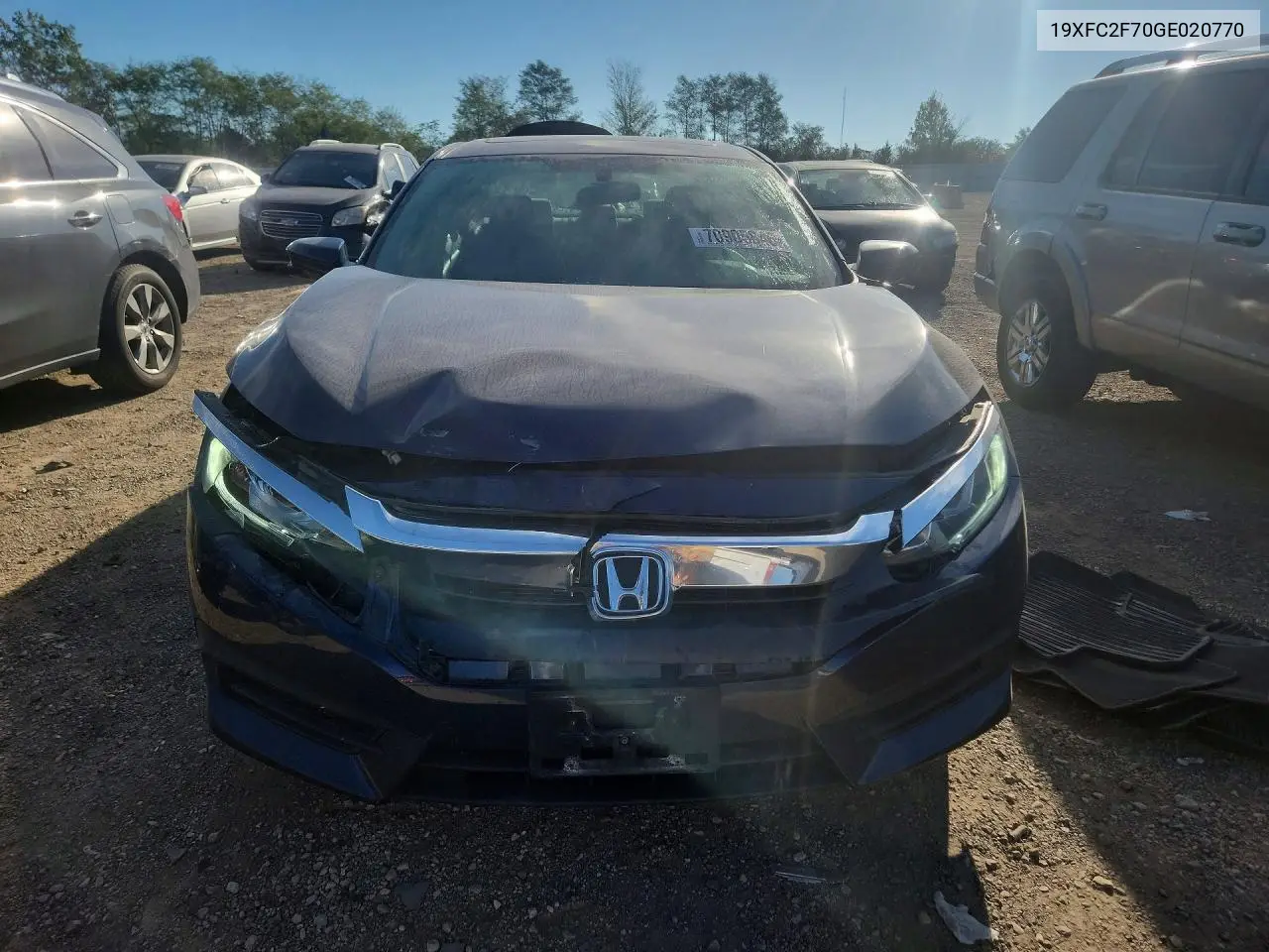 2016 HONDA CIVIC VIN 19XFC2F70GE020770 — фото 5