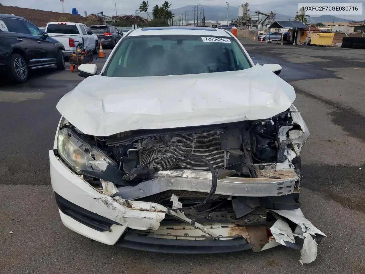 2016 HONDA CIVIC VIN 19XFC2F70GE030716 — фото 5