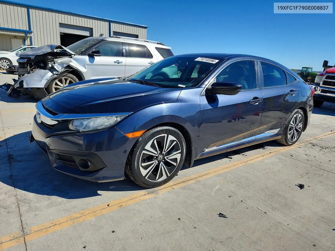 HONDA CIVIC 2016, VIN 19XFC1F79GE008837