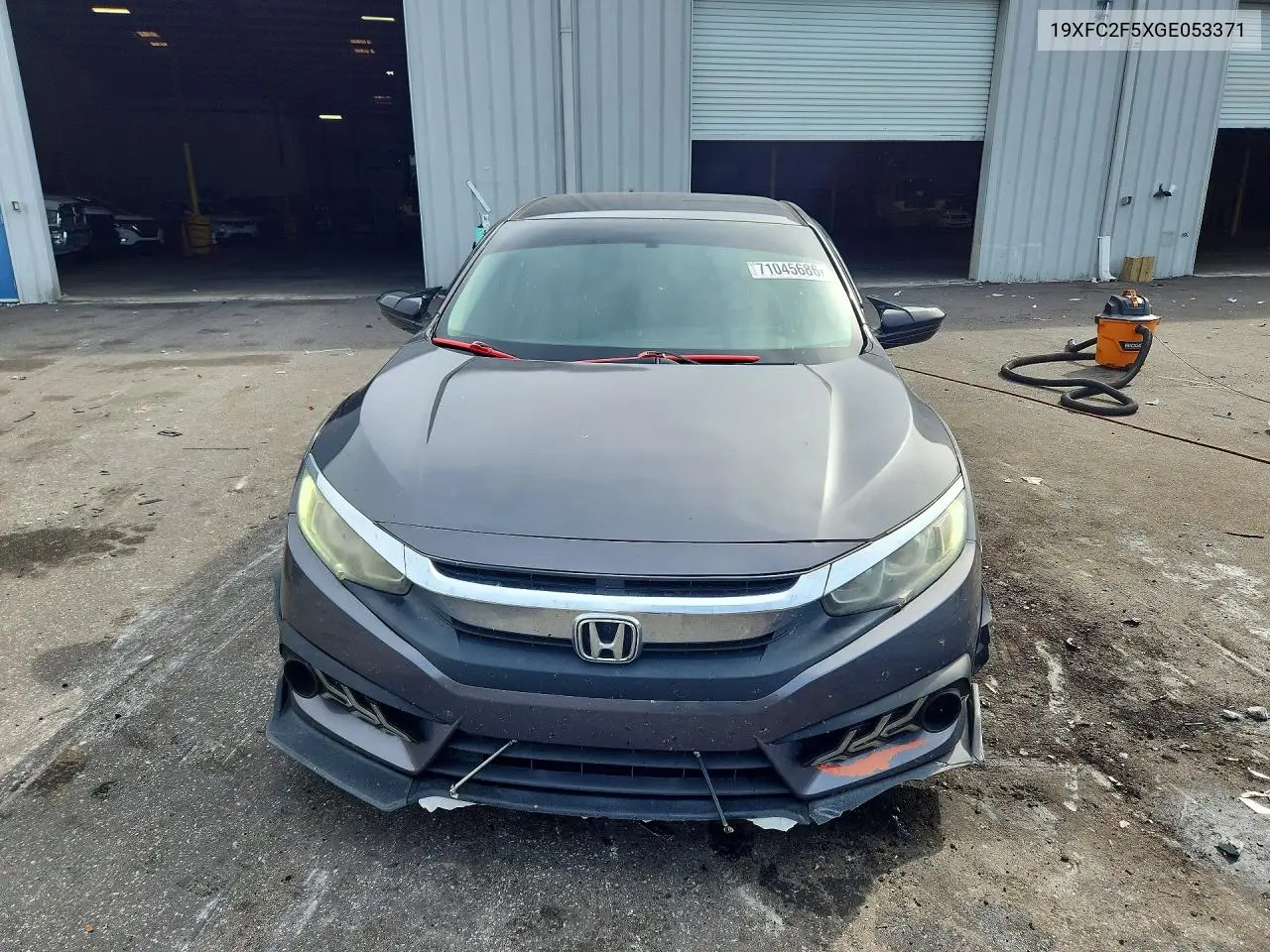 2016 HONDA CIVIC VIN 19XFC2F5XGE053371 — фото 5