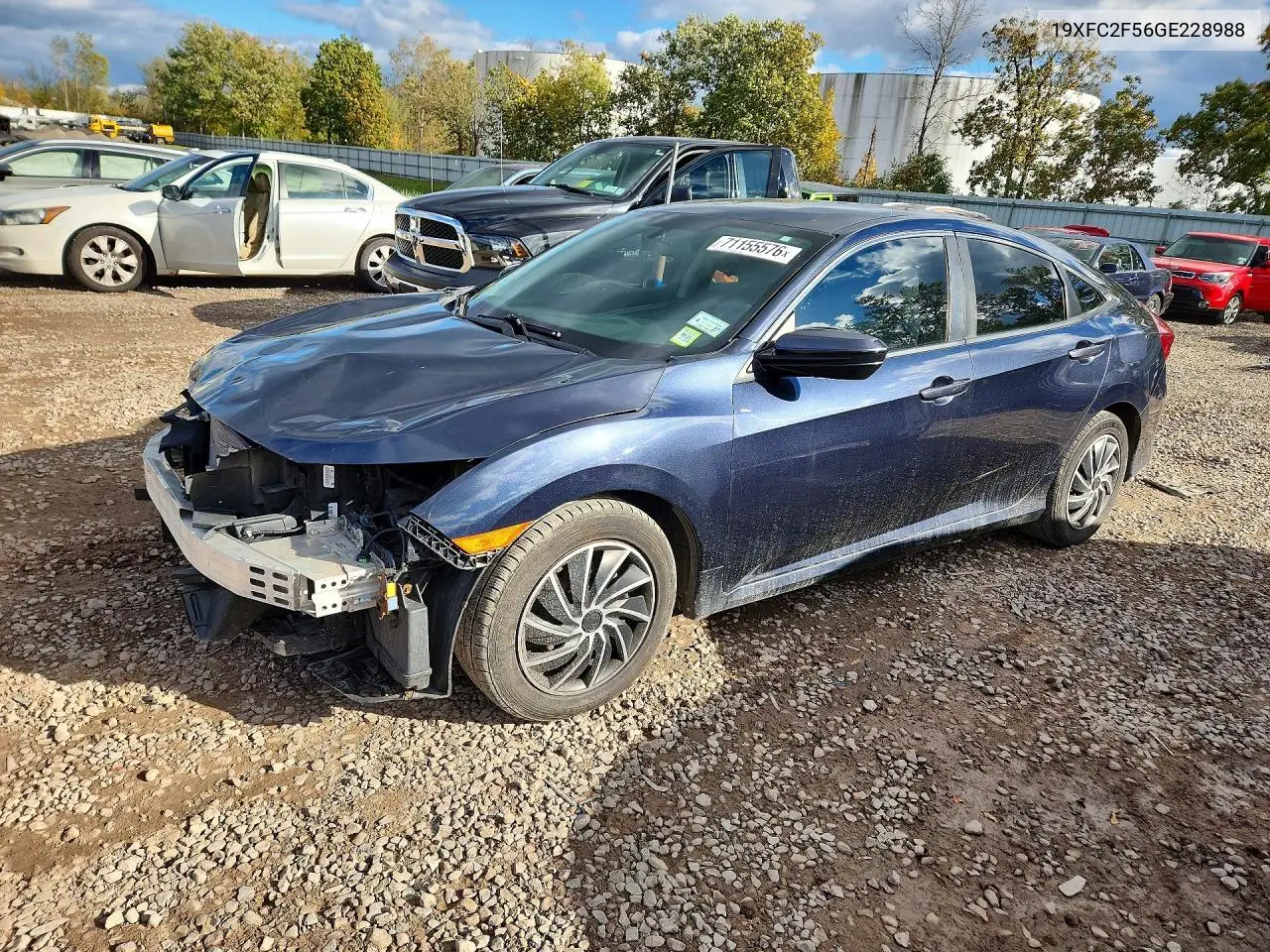HONDA CIVIC 2016, VIN 19XFC2F56GE228988