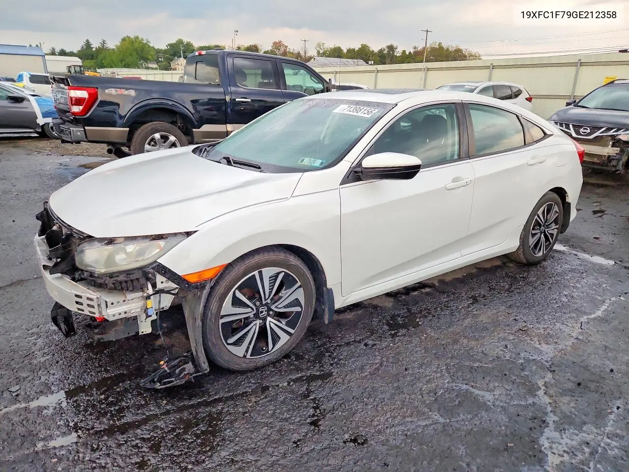 HONDA CIVIC 2016, VIN 19XFC1F79GE212358