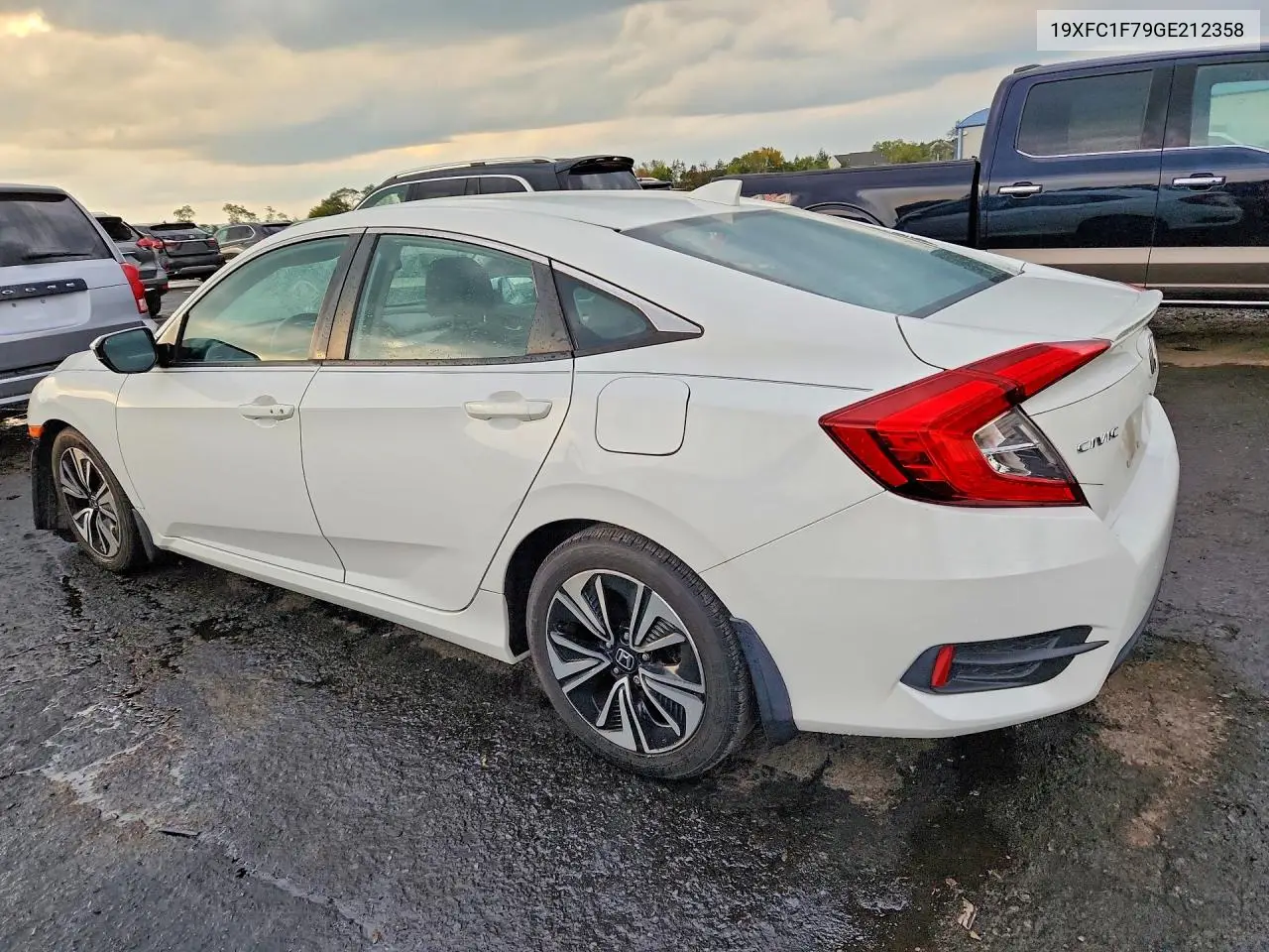 2016 HONDA CIVIC VIN 19XFC1F79GE212358 — фото 2