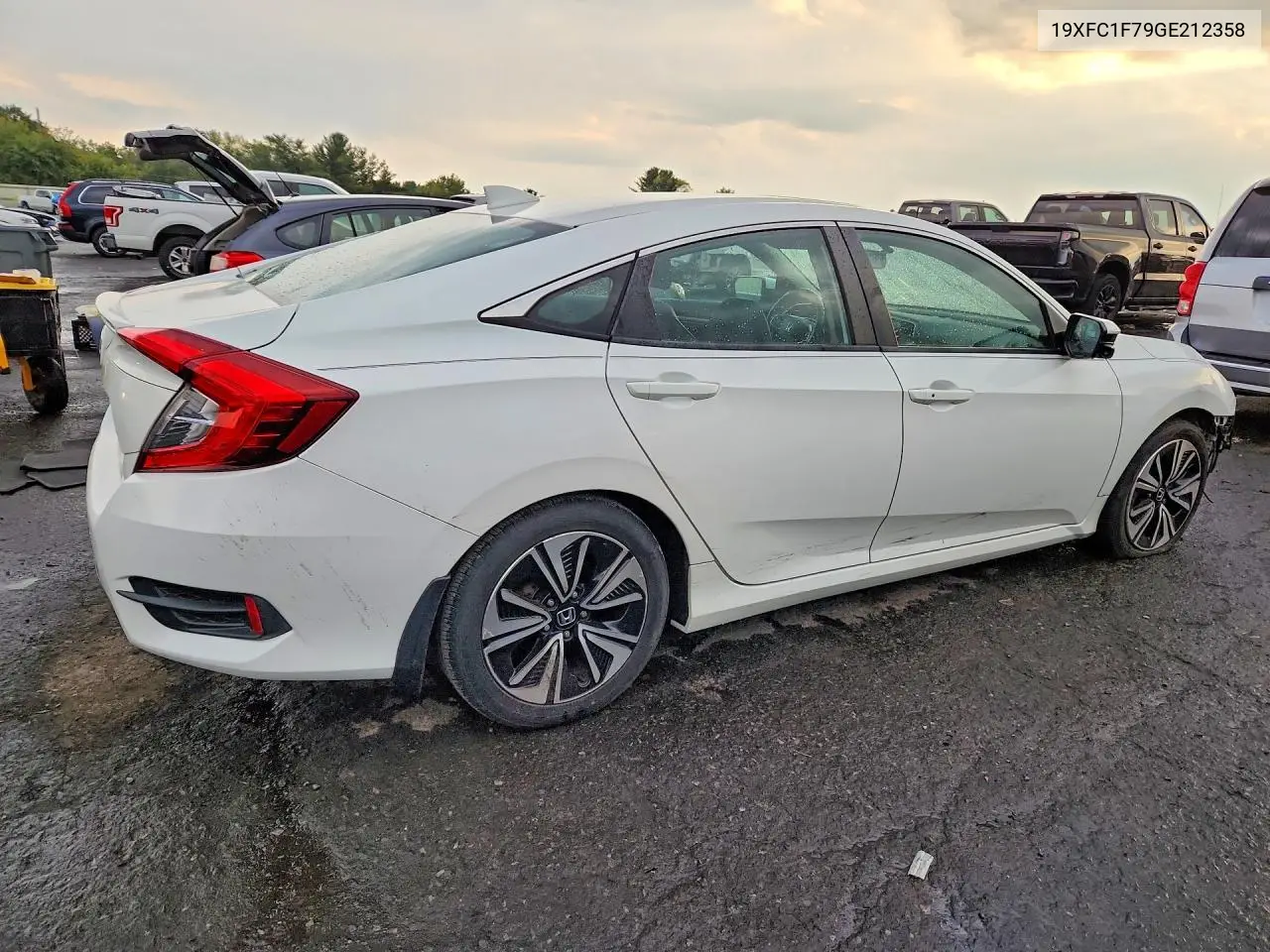 2016 HONDA CIVIC VIN 19XFC1F79GE212358 — фото 3