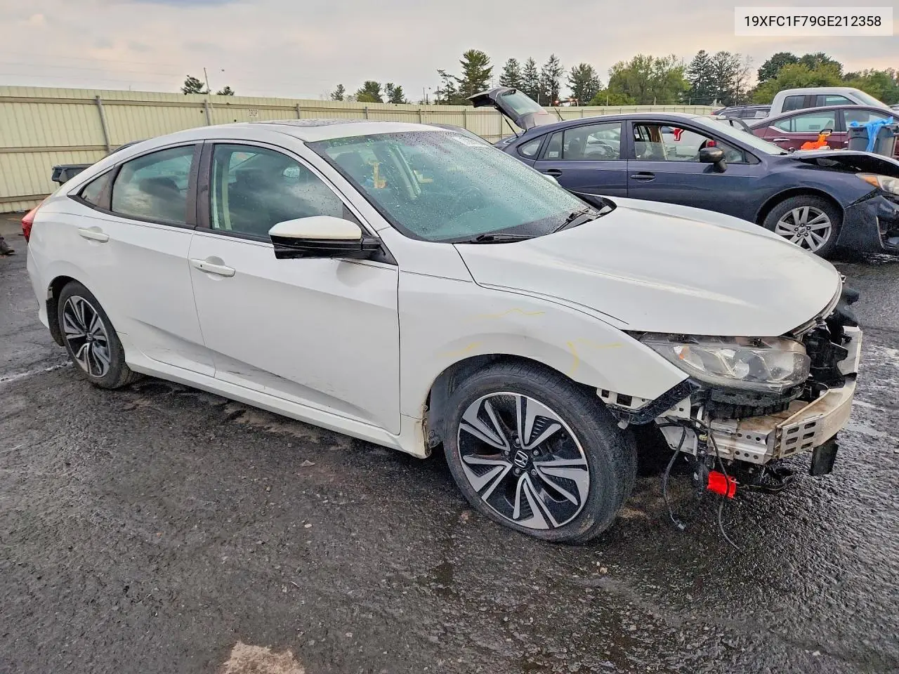 2016 HONDA CIVIC VIN 19XFC1F79GE212358 — фото 4