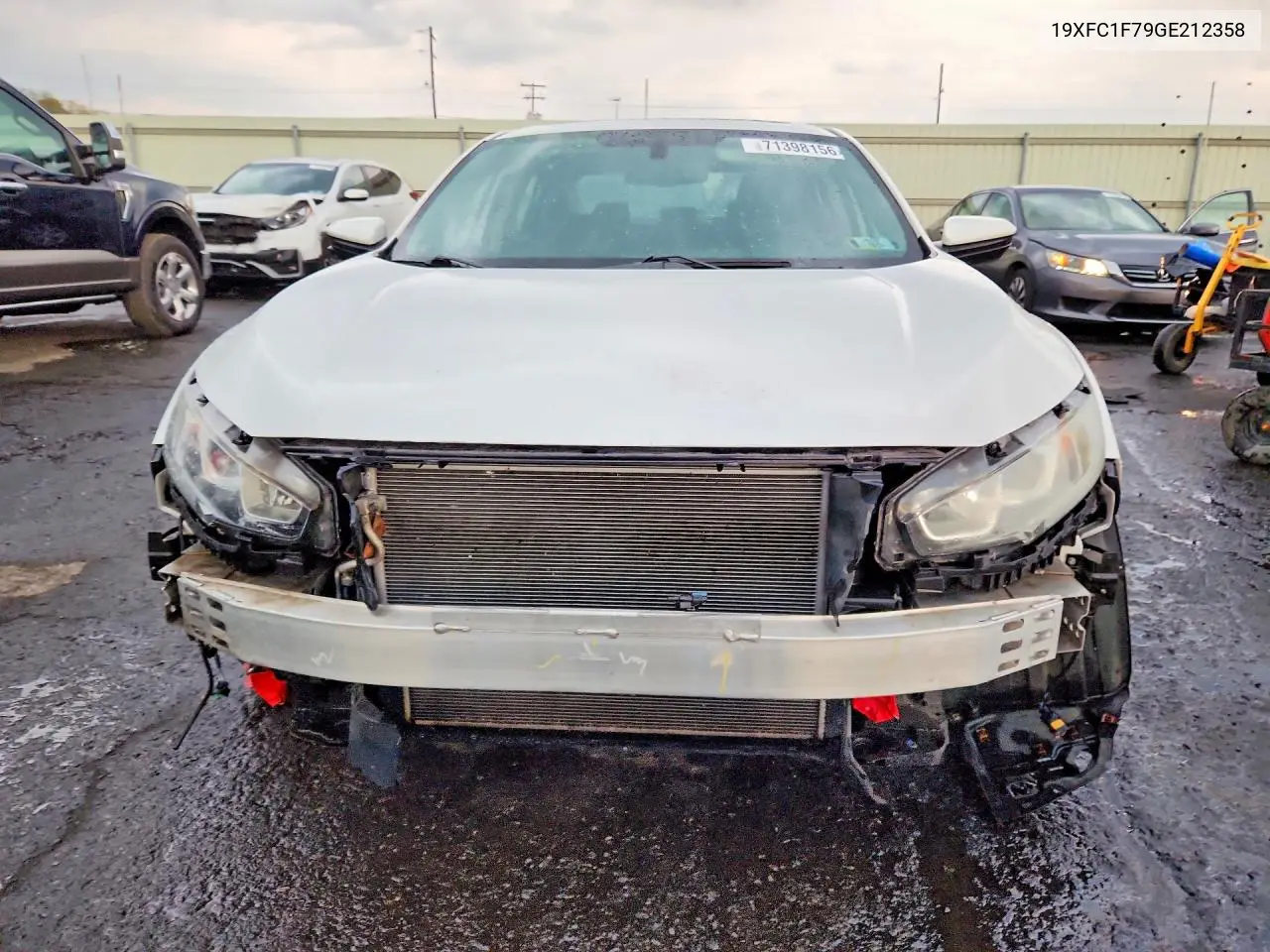 2016 HONDA CIVIC VIN 19XFC1F79GE212358 — фото 5