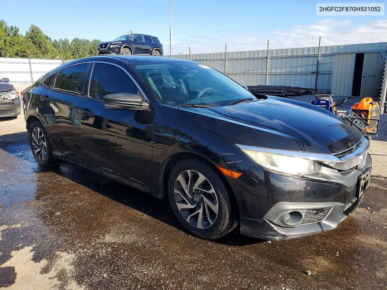 2016 HONDA CIVIC VIN 2HGFC2F87GH531052 — фото 4