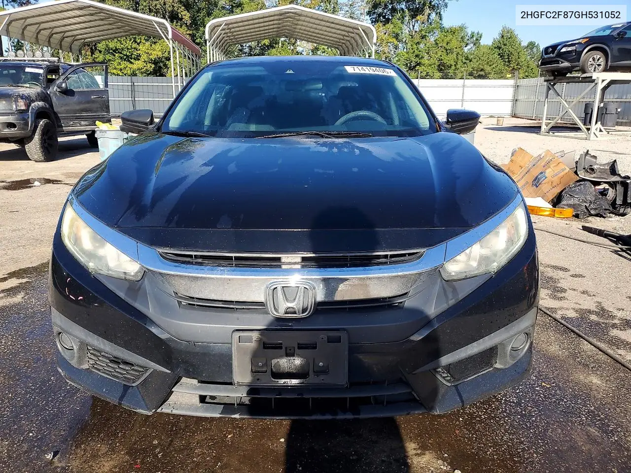 2016 HONDA CIVIC VIN 2HGFC2F87GH531052 — фото 5