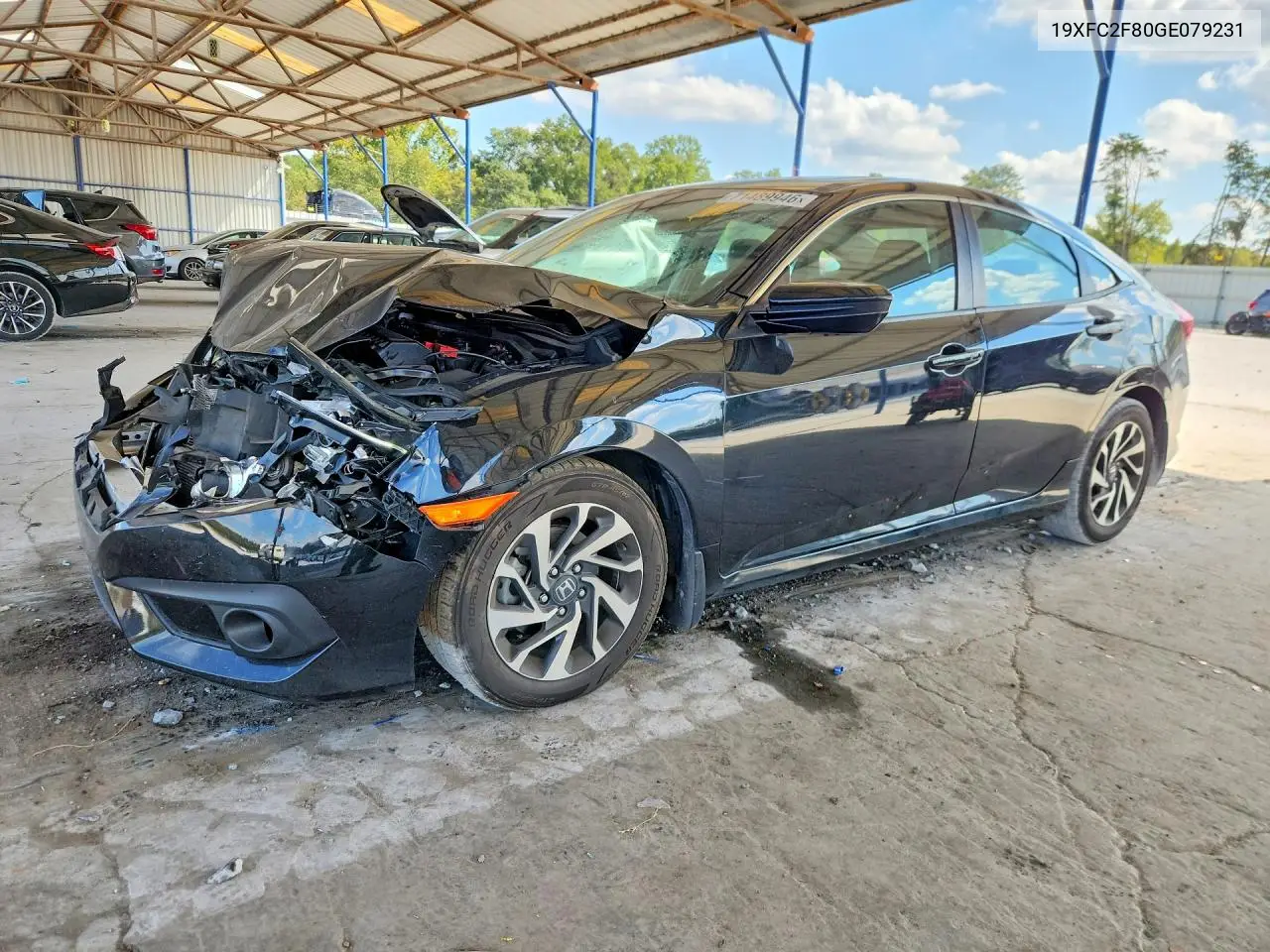 HONDA CIVIC 2016, VIN 19XFC2F80GE079231
