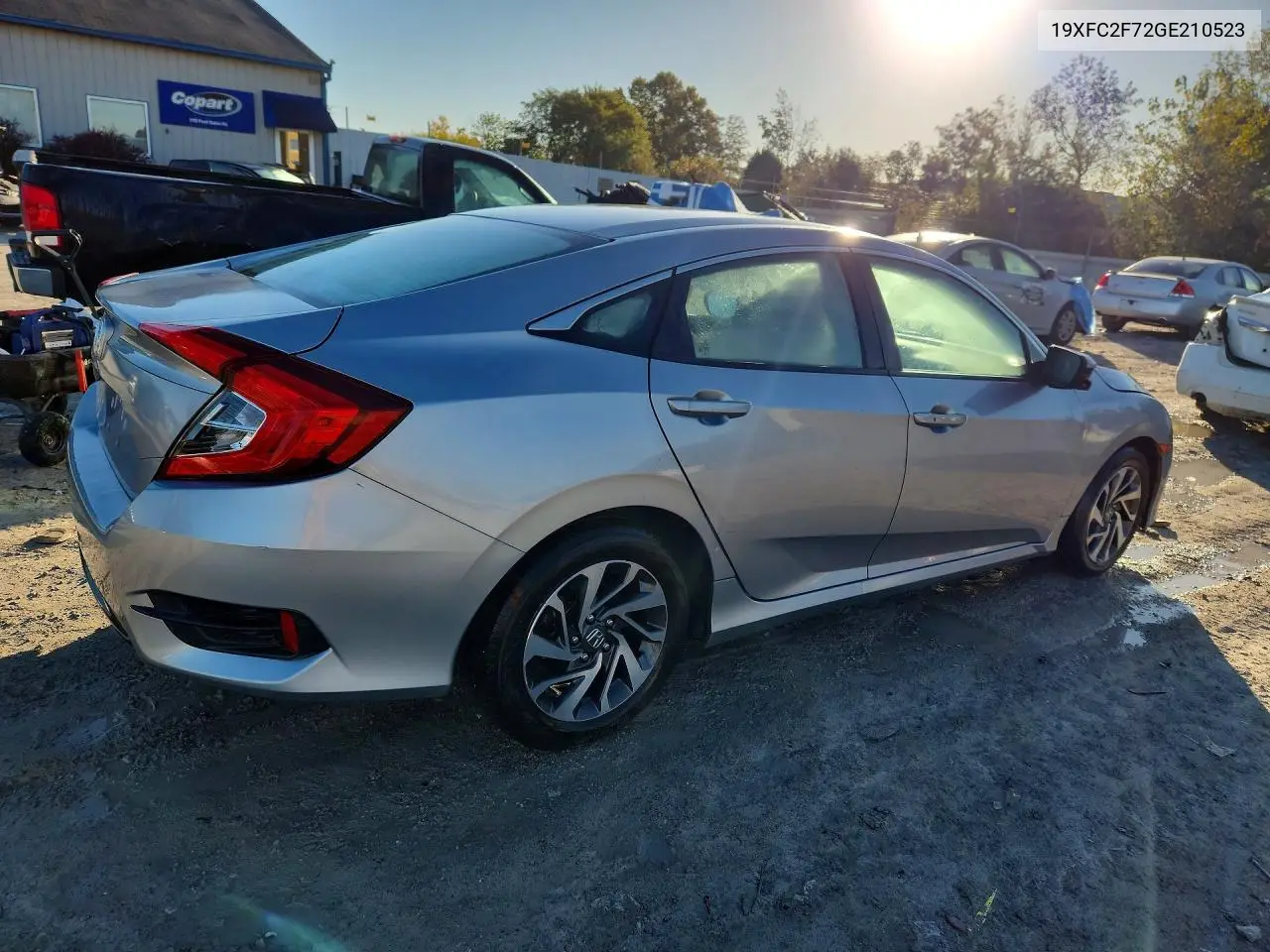 2016 HONDA CIVIC VIN 19XFC2F72GE210523 — фото 3