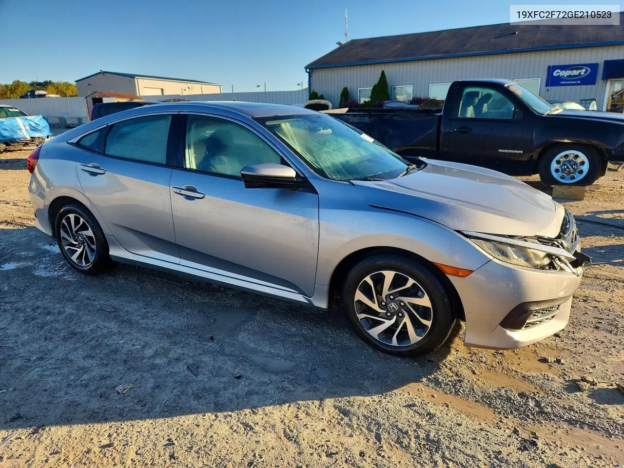 2016 HONDA CIVIC VIN 19XFC2F72GE210523 — фото 4