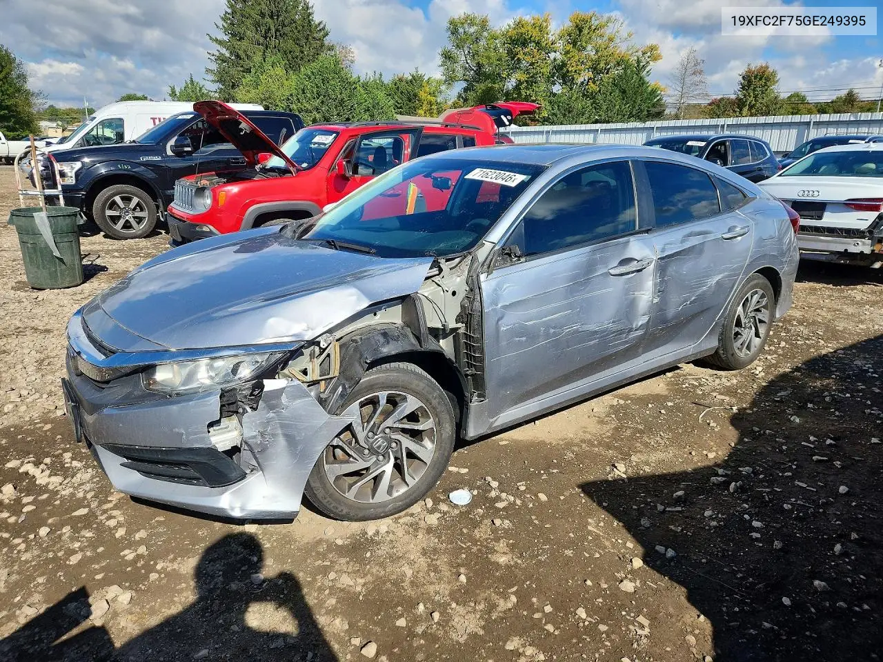 HONDA CIVIC 2016, VIN 19XFC2F75GE249395