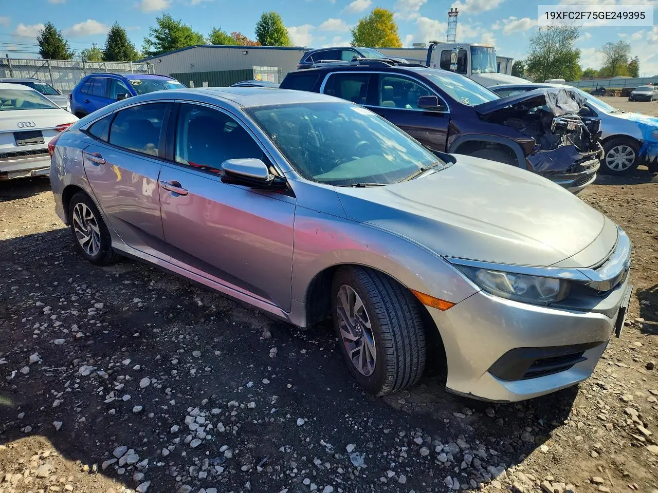 2016 HONDA CIVIC VIN 19XFC2F75GE249395 — фото 4