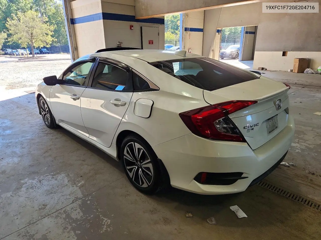 2016 HONDA CIVIC VIN 19XFC1F72GE204716 — фото 2