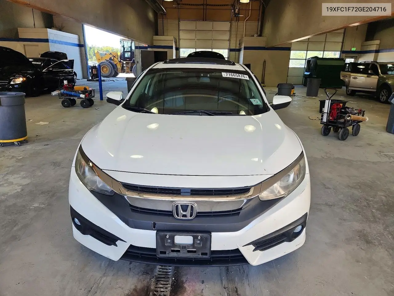 2016 HONDA CIVIC VIN 19XFC1F72GE204716 — фото 5