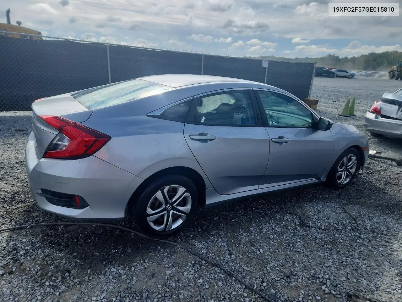 2016 HONDA CIVIC VIN 19XFC2F57GE015810 — фото 3