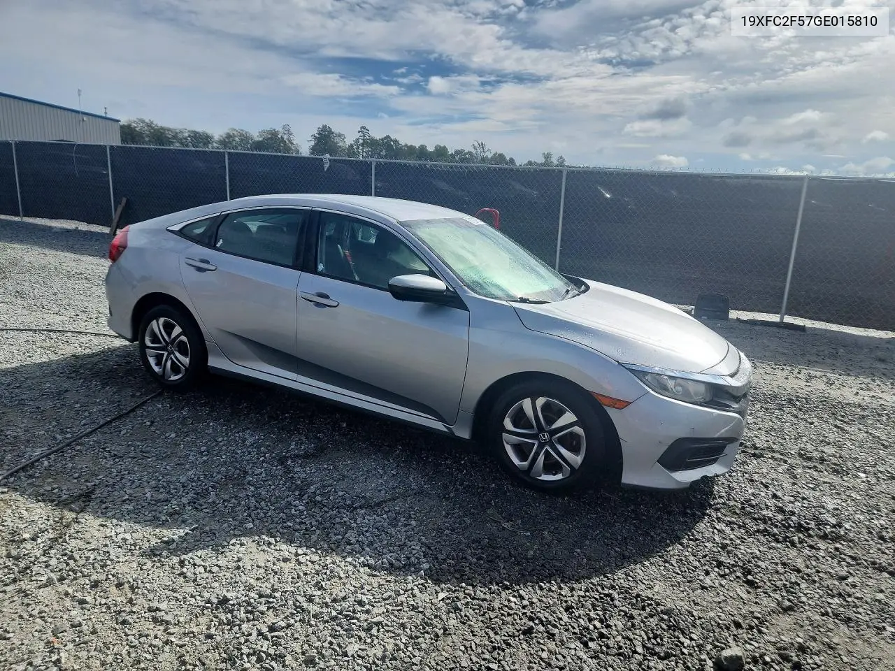 2016 HONDA CIVIC VIN 19XFC2F57GE015810 — фото 4