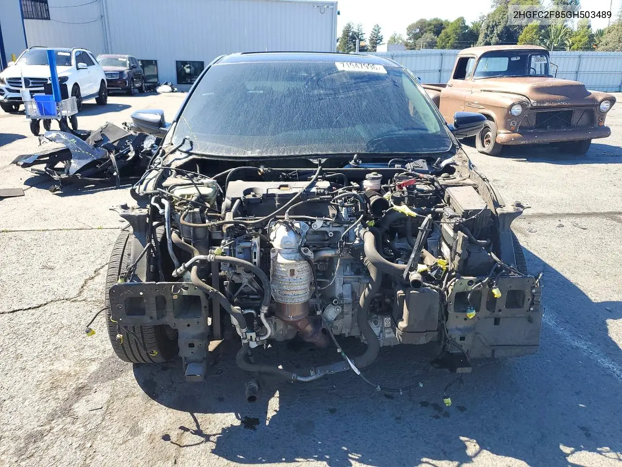 2016 HONDA CIVIC VIN 2HGFC2F85GH503489 — фото 5