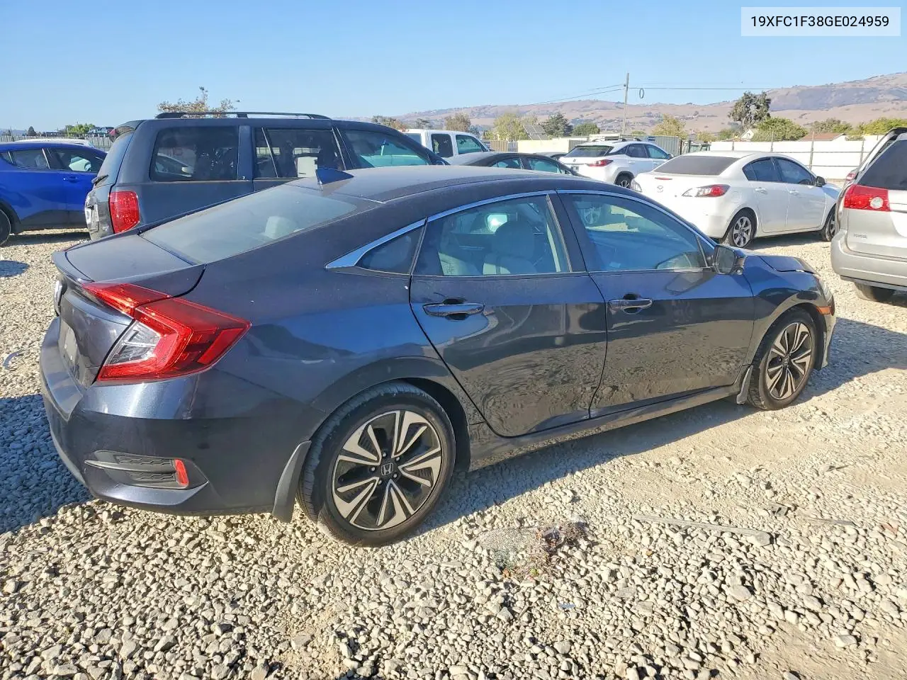 2016 HONDA CIVIC VIN 19XFC1F38GE024959 — фото 3
