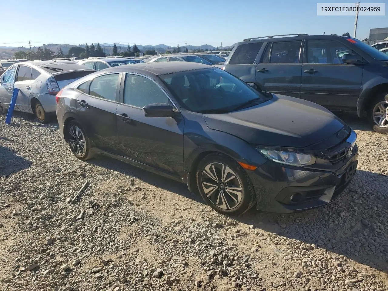 2016 HONDA CIVIC VIN 19XFC1F38GE024959 — фото 4