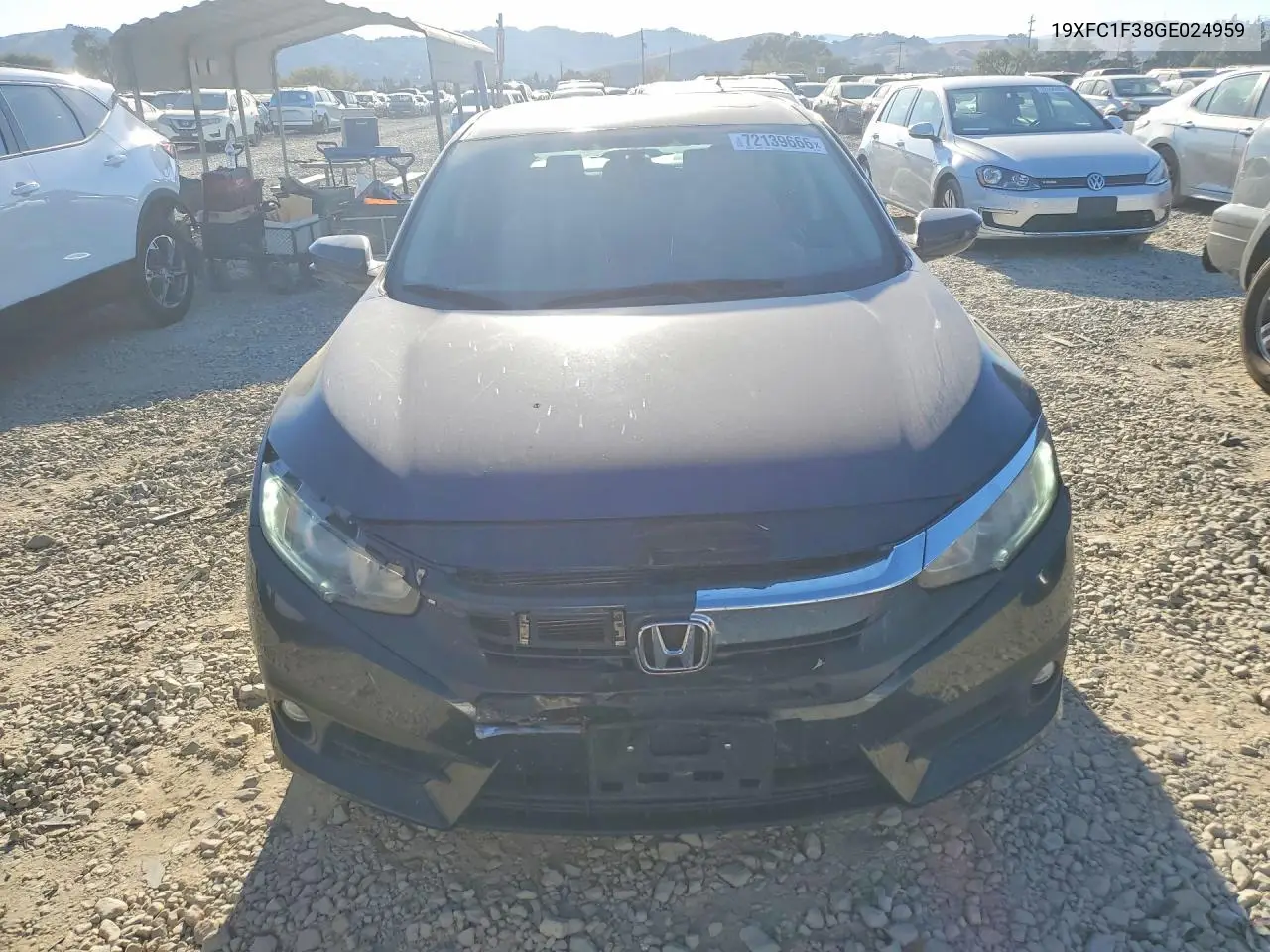 2016 HONDA CIVIC VIN 19XFC1F38GE024959 — фото 5