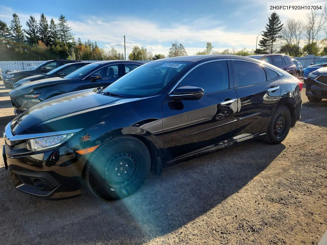 HONDA CIVIC 2016, VIN 2HGFC1F92GH107054