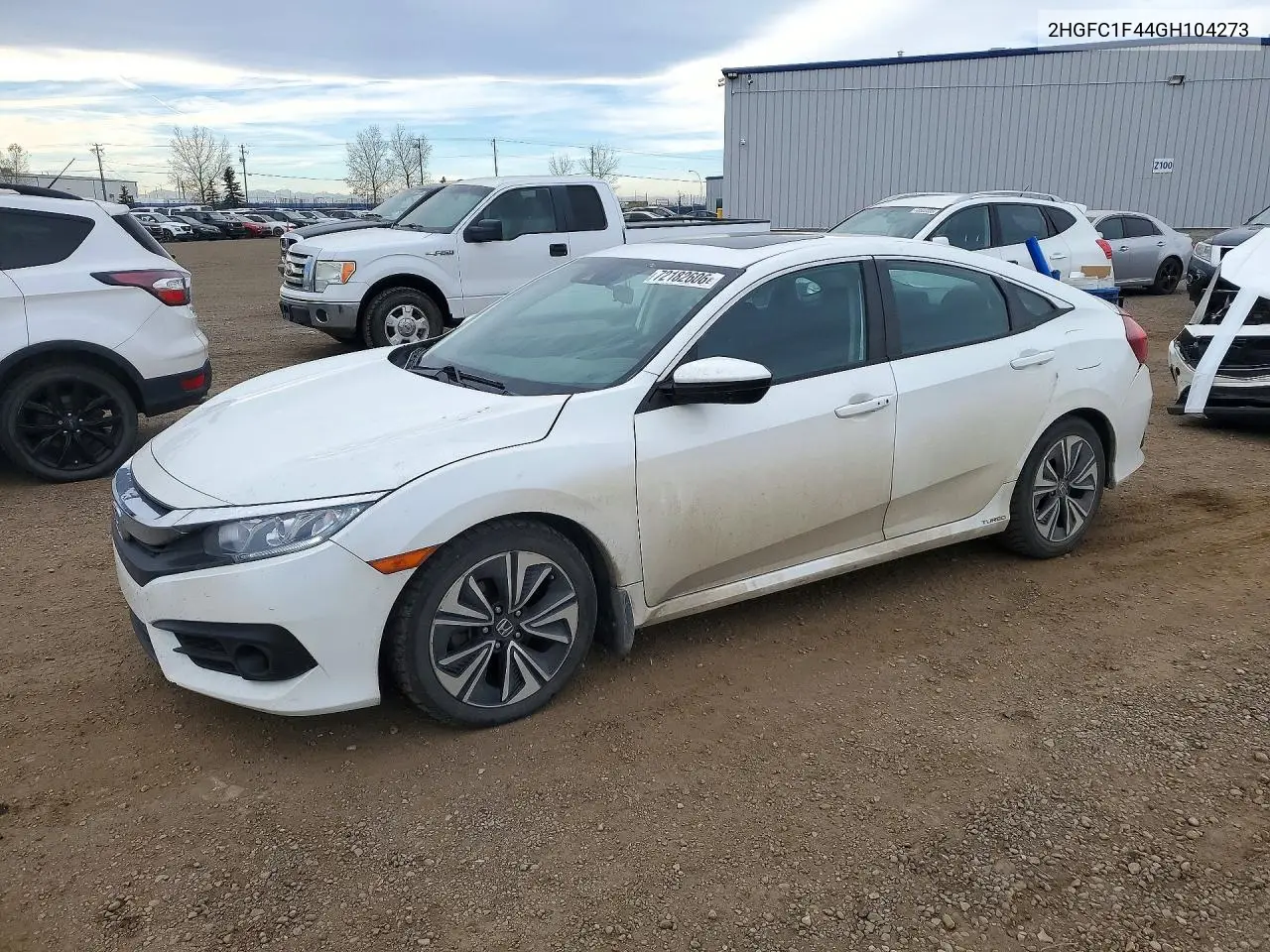 HONDA CIVIC 2016, VIN 2HGFC1F44GH104273
