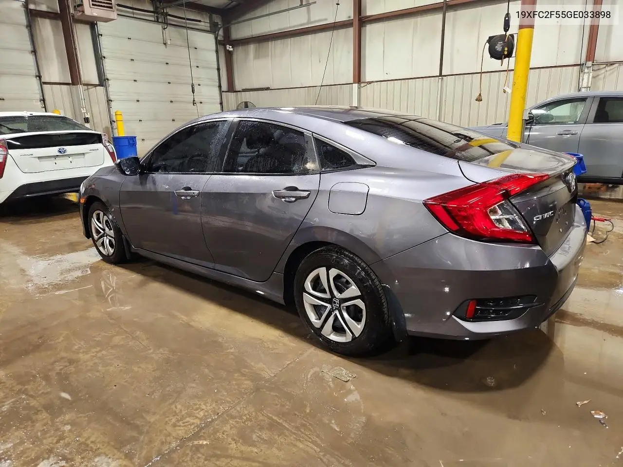 2016 HONDA CIVIC VIN 19XFC2F55GE033898 — фото 2