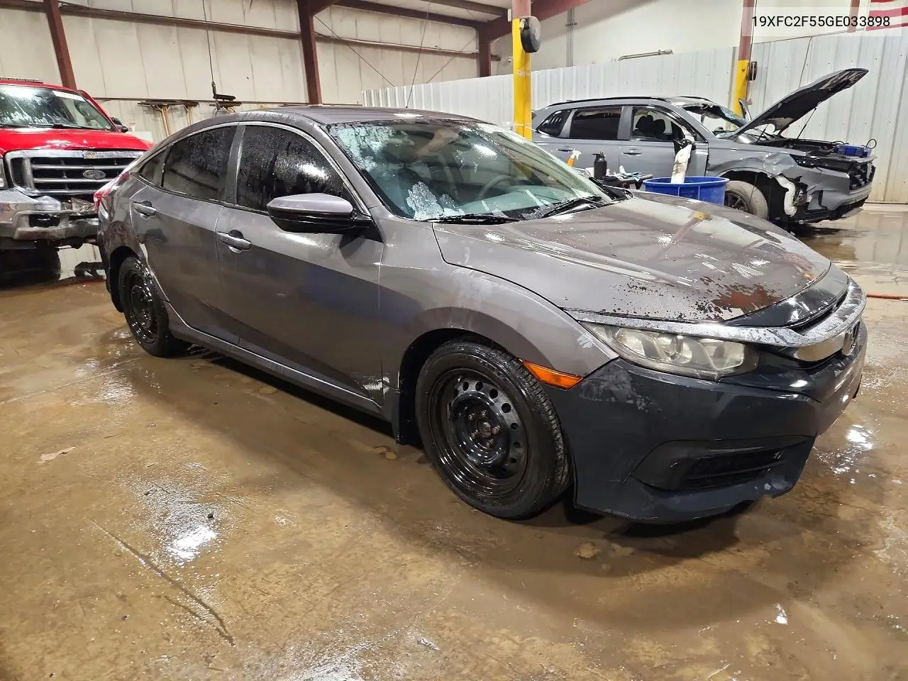 2016 HONDA CIVIC VIN 19XFC2F55GE033898 — фото 4