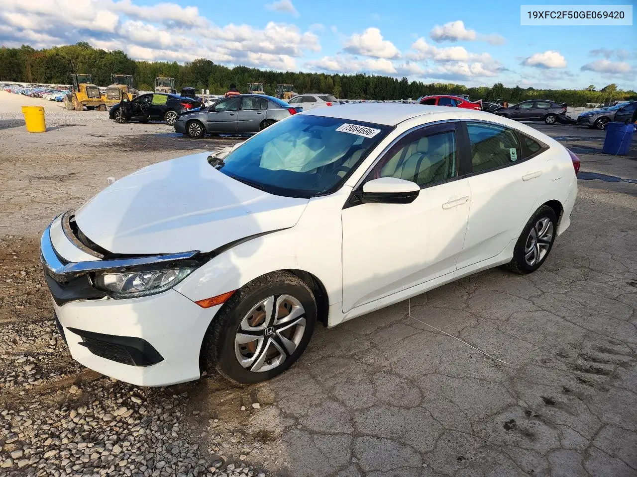 HONDA CIVIC 2016, VIN 19XFC2F50GE069420