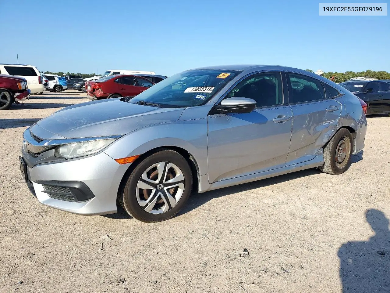 HONDA CIVIC 2016, VIN 19XFC2F55GE079196
