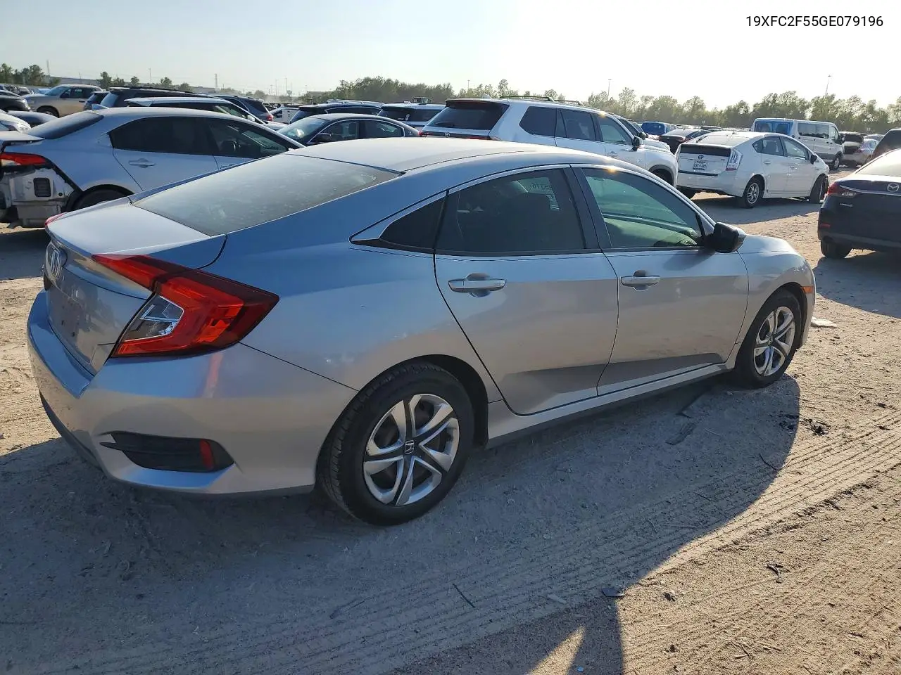 2016 HONDA CIVIC VIN 19XFC2F55GE079196 — фото 3