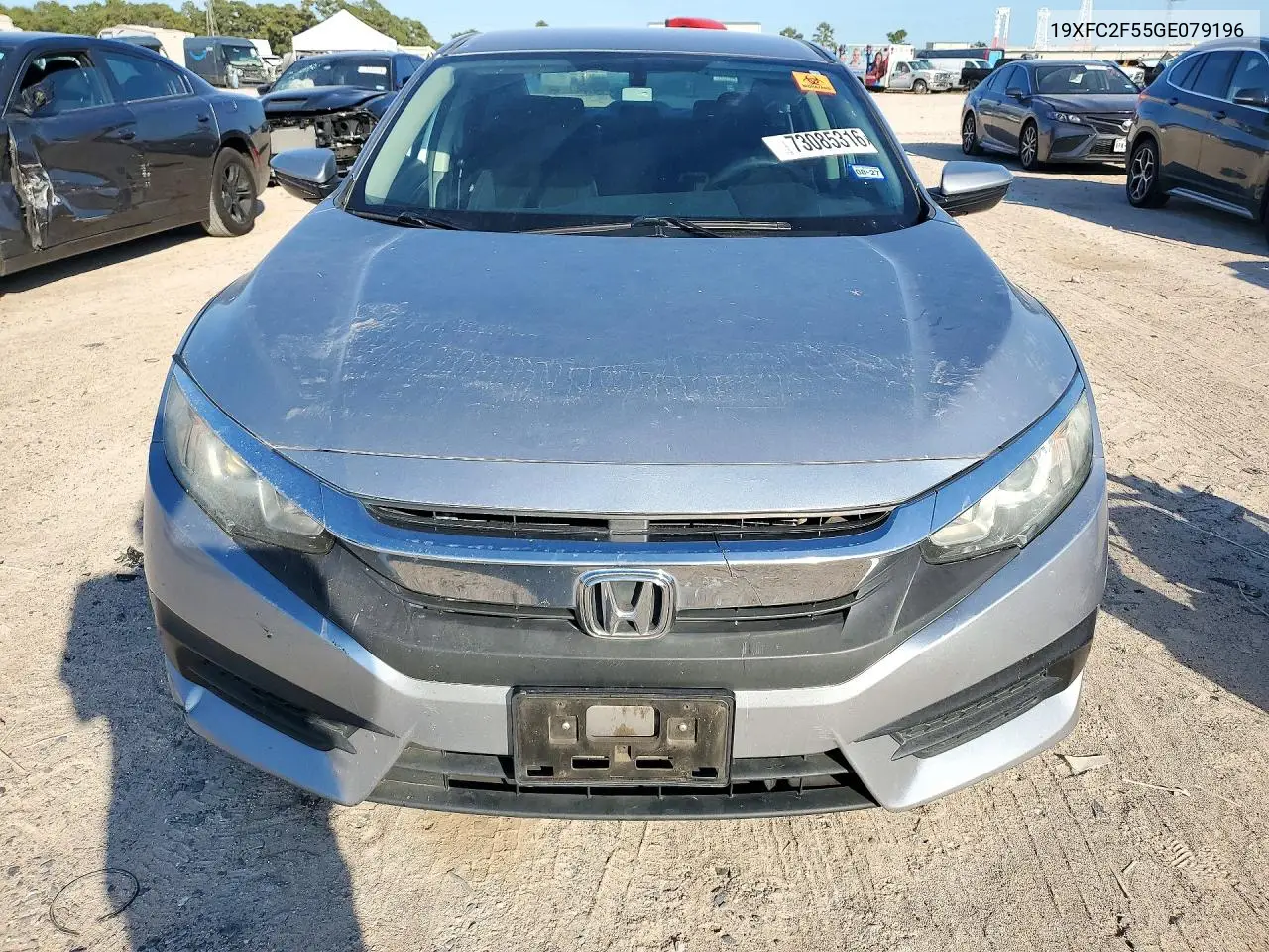2016 HONDA CIVIC VIN 19XFC2F55GE079196 — фото 5