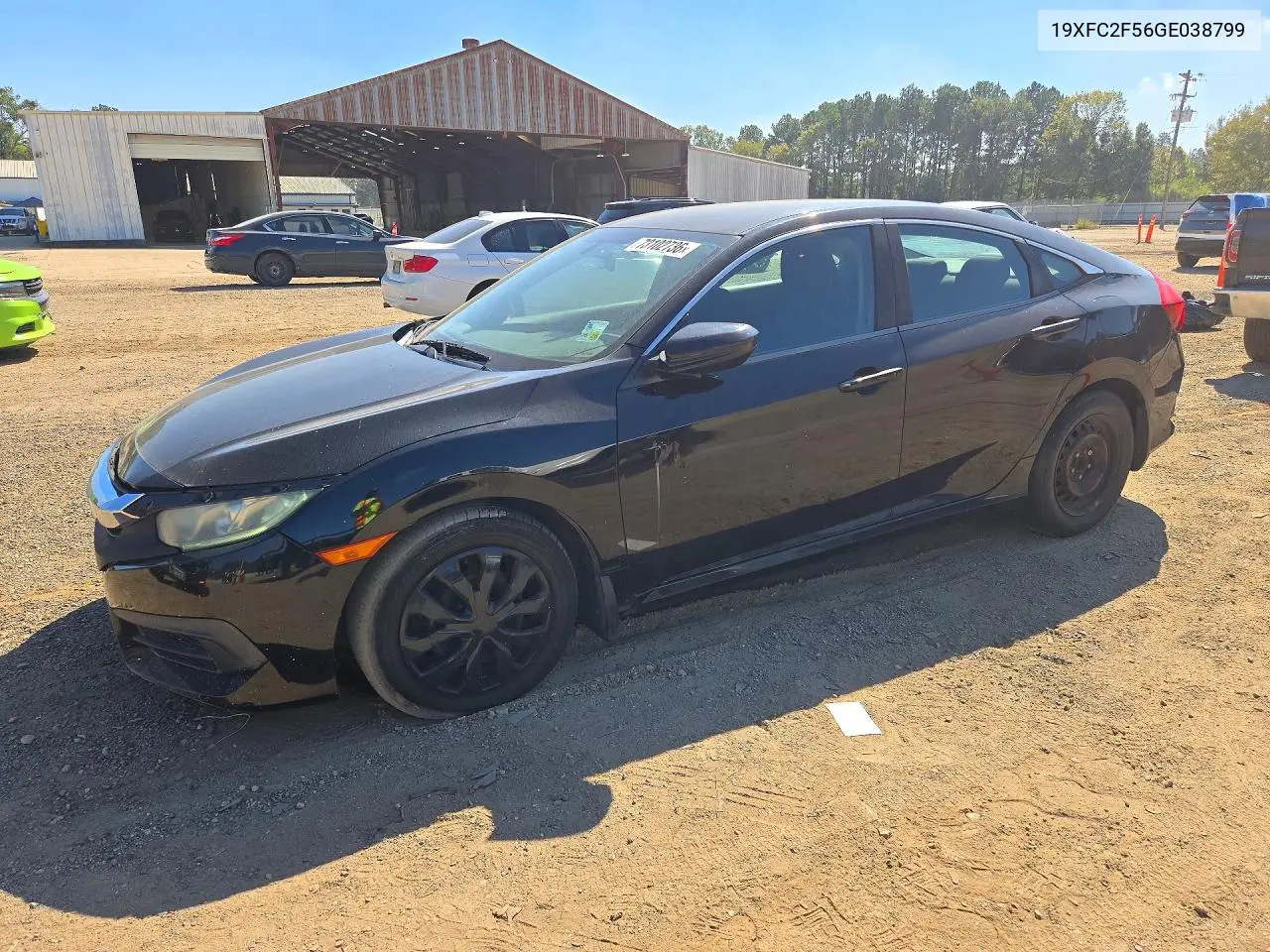 HONDA CIVIC 2016, VIN 19XFC2F56GE038799