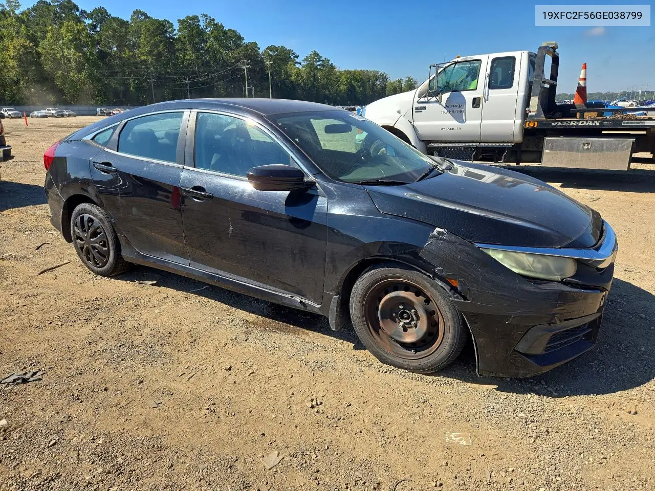 2016 HONDA CIVIC VIN 19XFC2F56GE038799 — фото 4